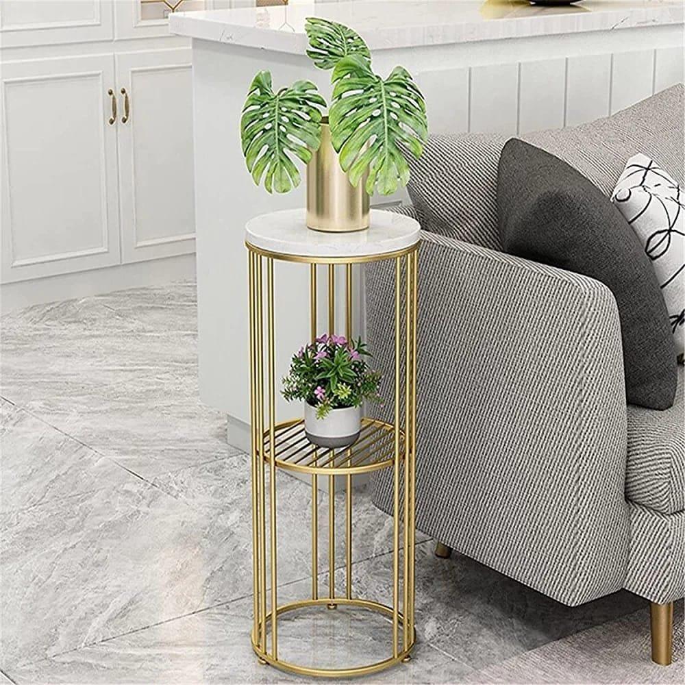 Two - Tier Long Pot Stand .