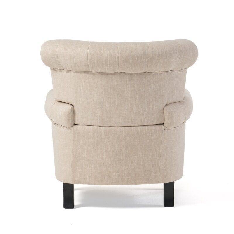 Wide Tufted Armchair Full Back Lounge Chair for Living Room/Home/Offices