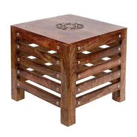 Wooden Beautiful Handmade Stool | Table | for Office | Home Furniture | Outdoor | Décor - Brown