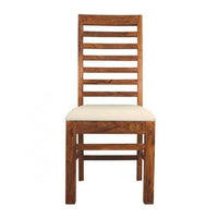 Sheesham Wood Four Seater Dining Table Set in Honey Finish