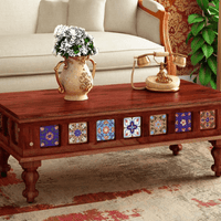 Sheesham Wood Coffee Table Brown
