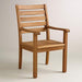 Handicrafts Wooden Armrest Chair for Home & Office (Standard)