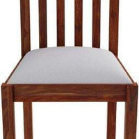 Sheesham Wooden Aptitude Solid Wood Cushioned Dining Chair Set of 2 PCs