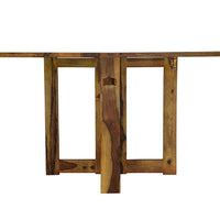Sheesham Wood foldable dining table in honey finish