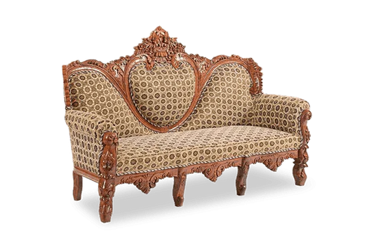 Solid Wood Czar Carved Sofa  Set