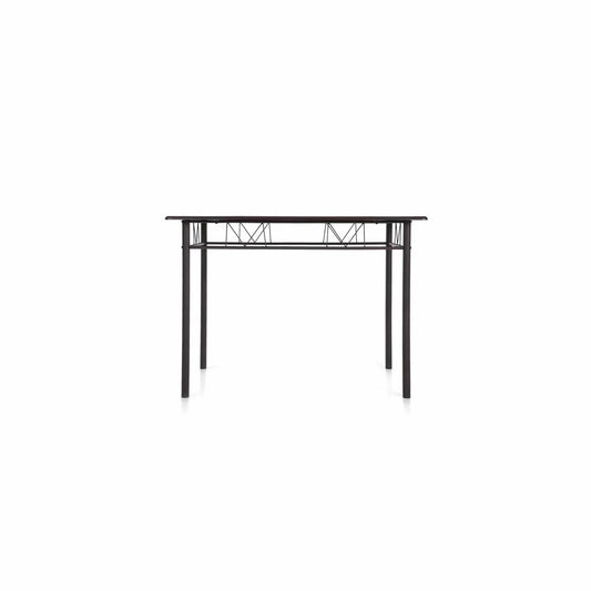 5-Pieces Modern Metal Frame Dining Kitchen Table Chairs Set for 4 Person Kitchen Furniture