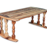 Sheesham Wood Breakfast Table | Laptop Table - Natural Finish