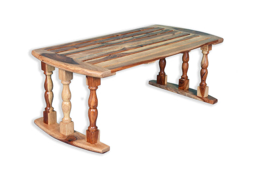 Sheesham Wood Breakfast Table | Laptop Table - Natural Finish