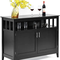 Buffet Cabinet with Storage, Freestanding Kitchen Cabinet with Adjustable Shelf, Storage Sideboard Console Table, 45 x 20 x 36 inches