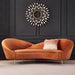 Round Arm Curved Sofa