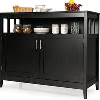 Buffet Cabinet with Storage, Freestanding Kitchen Cabinet with Adjustable Shelf, Storage Sideboard Console Table, 45 x 20 x 36 inches