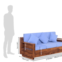 Solid Wood Dalton Sofa