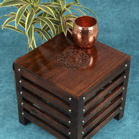 Wooden Beautiful Handmade Stool | Table | for Office | Home Furniture | Outdoor | Décor - Brown