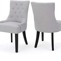 Hayden Fabric Dining Chairs, 2-Pcs Set