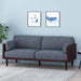 Wooden Teak Wood 2 Seater Sofa