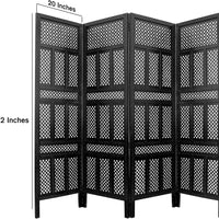 Wooden Handcrafted Partition Room Divider Separator for Living Room Office Partition Screen Room Divider Wood Partitions for Home Kitchen & Office
