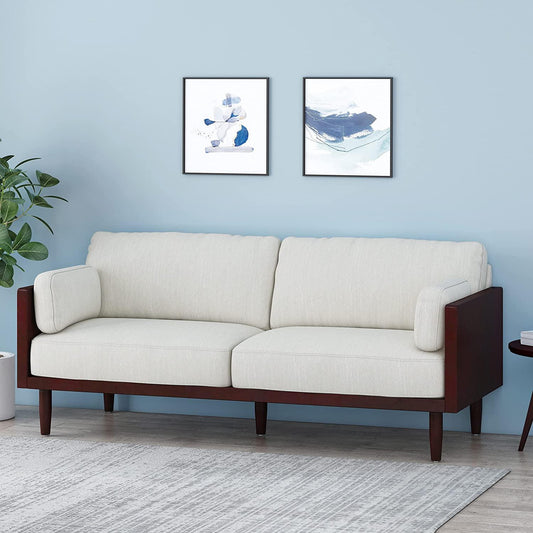 Wooden Teak Wood 2 Seater Sofa
