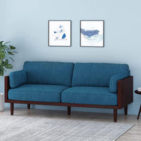 Wooden Teak Wood 2 Seater Sofa