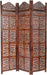3 panel Wood Partition  for Living Room | Office Partition Screen Room Divider Solid Wood
