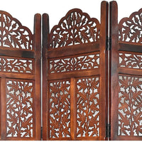 3 panel Wood Partition  for Living Room | Office Partition Screen Room Divider Solid Wood