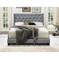 Aadvik Tufted Upholstered Low Profile Standard Bed