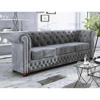 Anzla 3 Seater Chesterfield Sofa