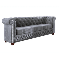 Anzla 3 Seater Chesterfield Sofa
