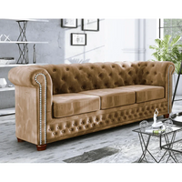 Anzla 3 Seater Chesterfield Sofa