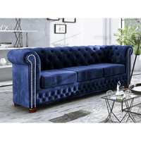 Anzla 3 Seater Chesterfield Sofa