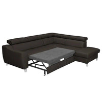 Avaiya Leather Corner Sofa with Ottoman | Classics Comfort