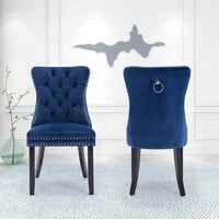 Rosdorf Park Aymie Tufted Upholstered Chair  (  SET OF 2  )