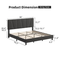 Luxury Redefined: Dreamscape Upholstered King Bed by Classic Comfort | King Size