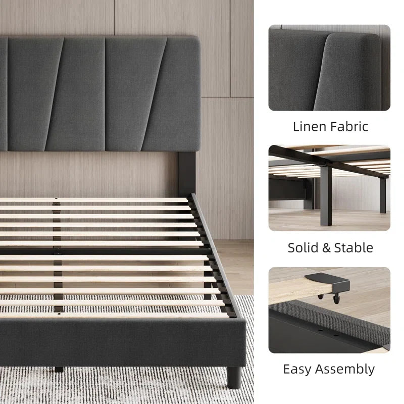 Luxury Redefined: Dreamscape Upholstered King Bed by Classic Comfort | King Size