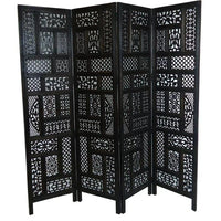 Bracknell 183Cm W x 177Cm H 4 - Panel Folding Room Divider