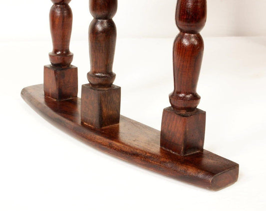 Sheesham Wood Breakfast Table | Laptop Table - Walnut Finish