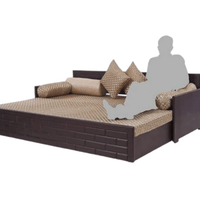 3 SEATER PULL OUT SOFA CUM BED SHEESHAM WOOD
