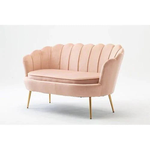 Velvet Flared Arm Loveseat