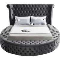 Dorgan Upholstered Wingback Bed