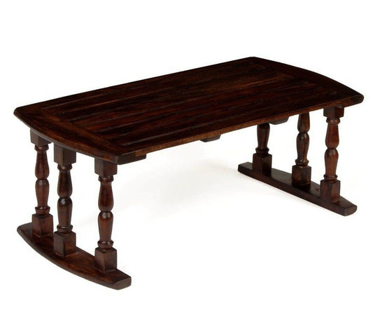 Sheesham Wood Breakfast Table | Laptop Table - Walnut Finish