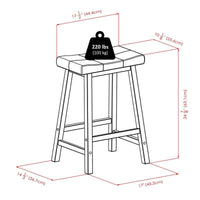 Espinosa 4 - Person Counter Height Dining Set