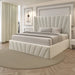 Eva Modern Soft Padded Upholstered Lift up Storage King Bed Frame with Hydrualic & Wood Slats System