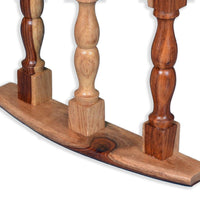 Sheesham Wood Breakfast Table | Laptop Table - Natural Finish