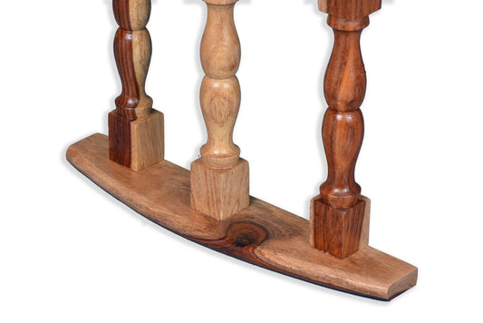 Sheesham Wood Breakfast Table | Laptop Table - Natural Finish