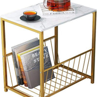 Lynet Rectangular Sofa Side Table for Living Room