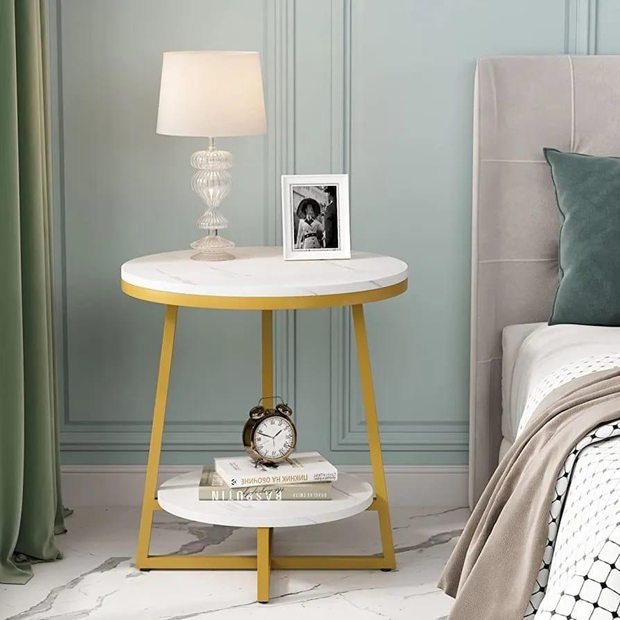 Vesta Two - Tier Sofa Side Table