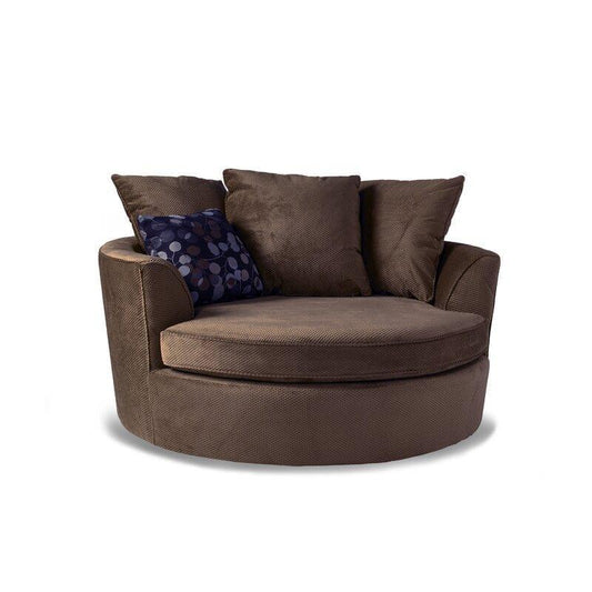 Modern Premium  Barrel Shape Sofa Couch for Home & Office Chaise Lounge