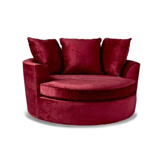 Modern Premium  Barrel Shape Sofa Couch for Home & Office Chaise Lounge
