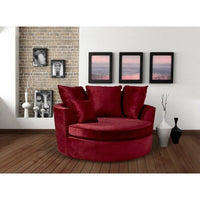 Modern Premium  Barrel Shape Sofa Couch for Home & Office Chaise Lounge