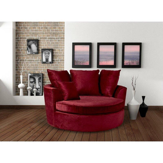 Modern Premium  Barrel Shape Sofa Couch for Home & Office Chaise Lounge