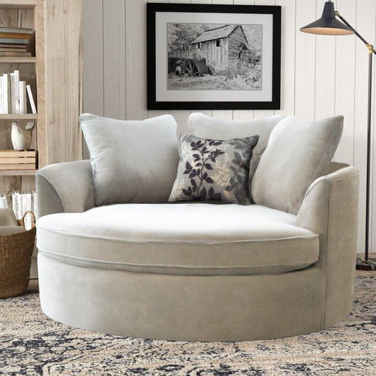 Modern Premium  Barrel Shape Sofa Couch for Home & Office Chaise Lounge
